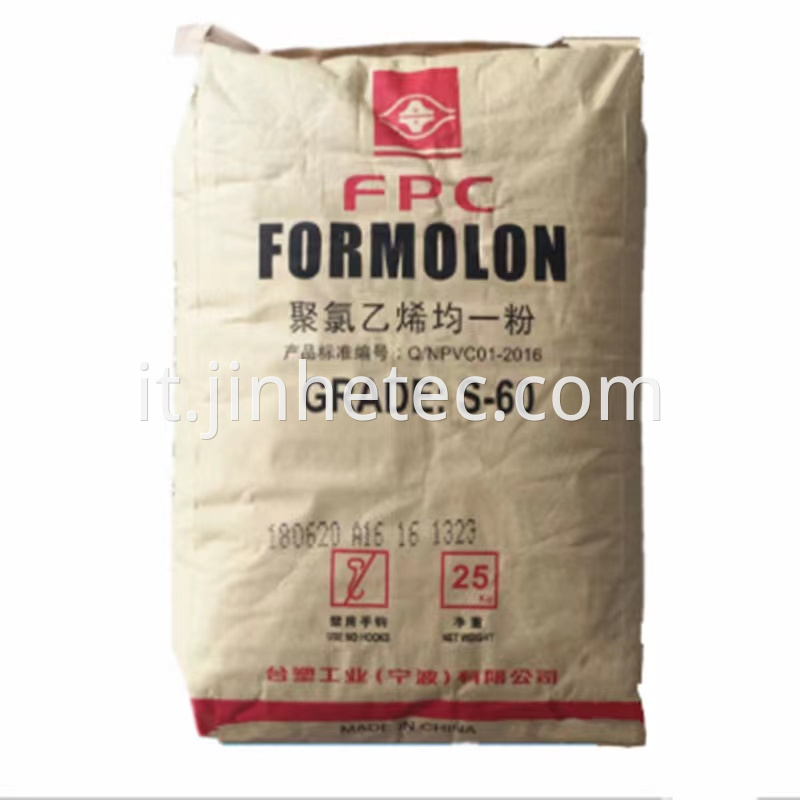 Plastic Raw Material Formosa Pvc Resin S60